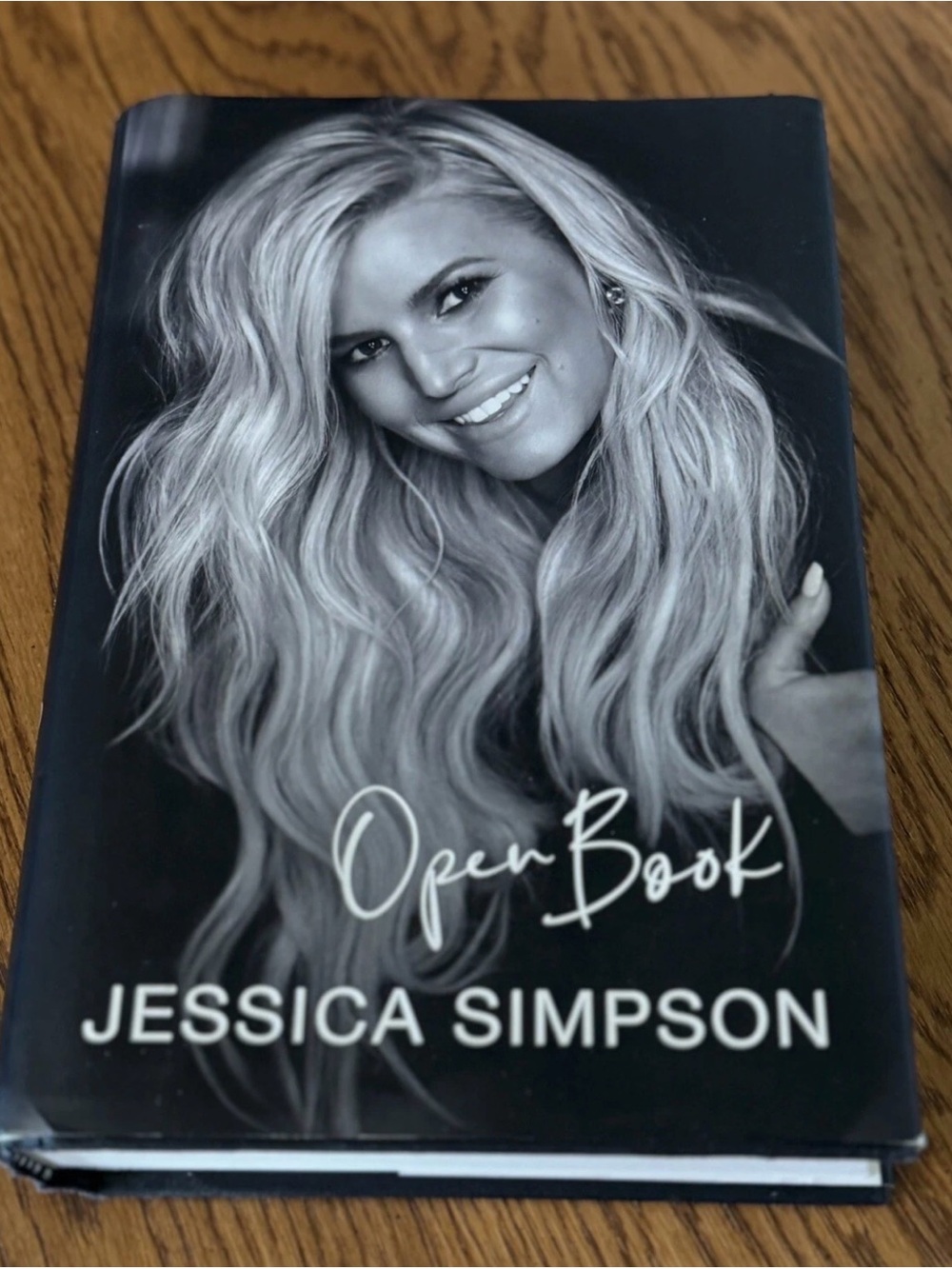Jessica Simpson Black & White 'Open Book' Coffee Table Book